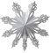 broste Copenhagen Snowflake Papier Silver M 30 cm