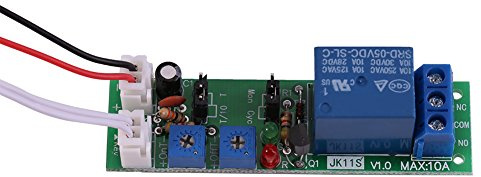 Digitales Zeitschaltuhr-Relaismodul, DC 5V/12V/24V, LED-Anzeige, Automatische Steuerung, 70x20x18mm, 0-24 Stunden Timer