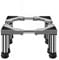 Base per Lavatrice Alta Base Supporto per Lavatrice Rialzamento Basamento per Asciugatrice e Frigorifero Antivibrazione In Acciaio Inox Base 4/8/12 Strong Piedi