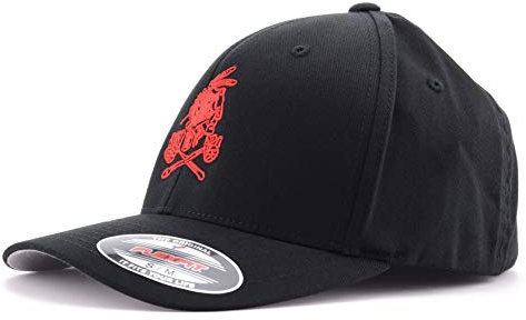 LA PATCHERIA Flexfit® DEVGRU Red Squadron Indian, Schwarz , L/XL