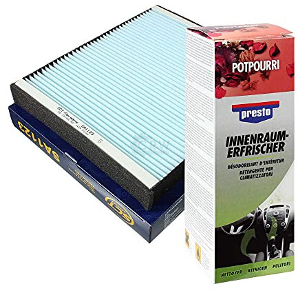 QR-Parts Set 85477218 157103 SA 1123 SCT Innenraum-Filter 1123+Presto Fresh Potpourri Duft
