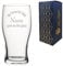 Personalised Engraved Tulip Pint Glass, My Favourite Child gave me This Glass Design, Personalise with Any Name for Any Parent