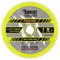 1 x SCCSW21080 SabreCut 210 mm 80T x 30 mm Alésage FineLine Thin Kerf Bois Contreplaqué MDF Aggloméré Coupe transversale et coupe longitudinale Lame de scie circulaire