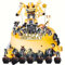 13 Stück Cake Decoration ZHUYUN-Transformers Cake Decoration Birthday Cake Topper with Cupcake Toppers Für Kinder Party Geburtstag Kuchen Dekoration Party Supplies Dekor Gefälligkeiten