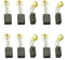 WANGCL 10 cepillos de carbono CB-419 para sierra de calar Makita HR2410 4304 BO5041 BO4556 MT920, 6 x 9 x 12,5 mm