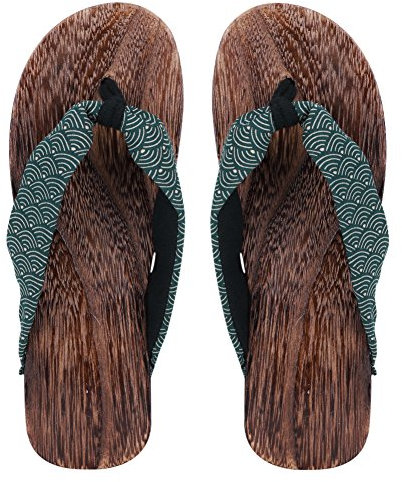 Men Geta Sandals Japanese Wooden Clog Sandals Kimono Flip Flops Japanese Traditional Slipper Summer Slippers Flip Flops Sandals Ladies Dressy Slide Sandals Flat Heel Kimono Geta for Home Beach
