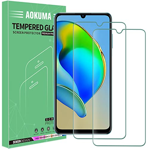 AOKUMA Protector de Pantalla para ZTE Blade V40 Vita/Wiko 10, [2 Unidades] Cristal Templado Fácil Instalación, Vidrio templado 9H para,Protector de Pantalla HD,Anti-Arañazos