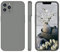 WXX iPhone 12 Pro Hülle Silikon Case, Hanyhülle iPhone 12 Pro Ultra Dünn mit Microfiber, Flüssig Silikon Gel Gummi Kratzfeste Schutzhülle Matt Hülle für iPhone 12 Pro 6.1'' 2020 Dunkel Grau