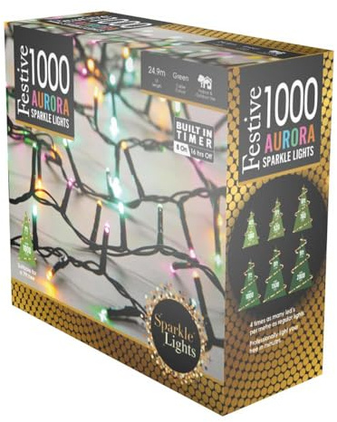 Festive Productions 1000 Sparkle Lights - Aurora