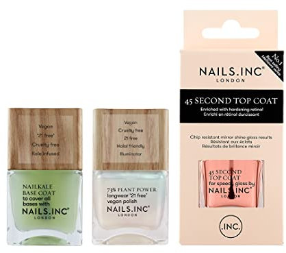 Nails.INC Glow For Good Nails 3-Piece Nail Set (Worth Value £39)