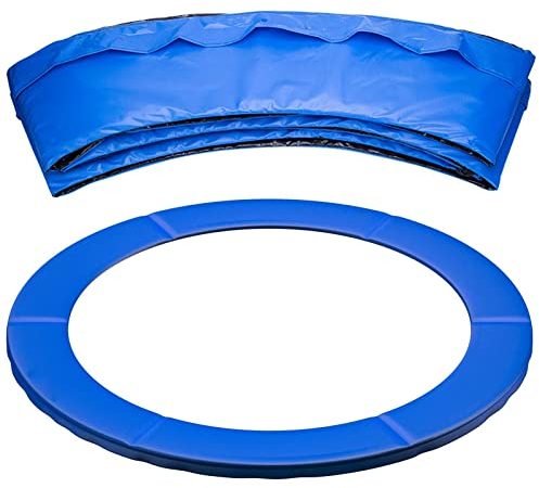 lembrd Trampolin Randabdeckung Ø 183 244 305 366 396 427 Federabdeckung Randschutz 100 UV-beständig Reißfestes Wetterbeständig Universell Trampolinzubehör