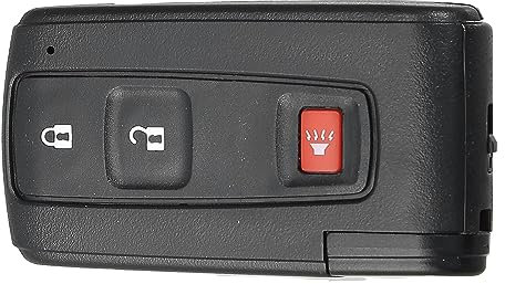 MACHSWON MOZB21EG 3 Tasten mit Türschlüssel Ersatz Proximity Kein Smart Entry Funkschlüsselanhänger für Toyota Prius 2004-2009 89070-47180