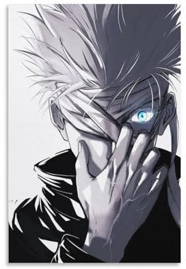 Anime Jujutsu Kaisen Poster Gojo Satoru (40) Poster Malerei Leinwand Wandkunst Wohnzimmer Poster Gemälde 40 x 60 cm