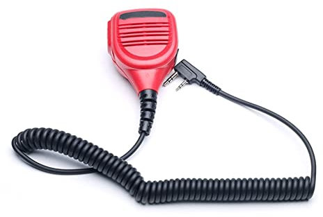 SANCAK Altoparlante microfono a mano rosso MIC TK-3107 Fit For BAOFENG UV-5R BF-88 8s. GT-3TP. Walkie Talkie a due vie Radio adatto for Kenwood Accessori per microfono walkie-talkie