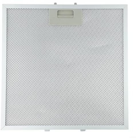 Grille métallique pour hotte aspirante en acier inoxydable 320 x 320 x 9 mm