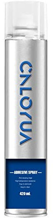 Cnloyua Lot de 2 adhésifs en spray pour plate-forme d'impression 3D (420 ml X1), adhérence parfaite sur le lit d'impression 3D, protégez mieux votre imprimante et vos produits finis