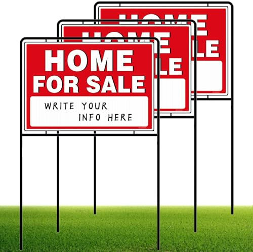 Schild Home For Sale, 3 Stück