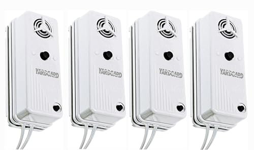 YardGard Lot de 4 alarmes de sécurité sans fil pour porte de piscine conformes à la norme UL 2017, résistantes à l'eau, certifiées ETL, installation facile, convient pour portails de piscine et portes