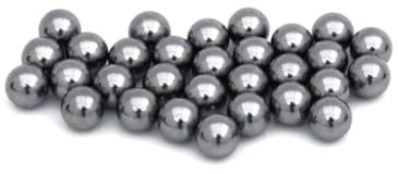 Stahlkugeln 10mm Schleudermunition Softair Kugeln Kaliber 10mm 500/1000 / 2000 Stück Metallkugeln für Katapult Zwille Slingshoot Schleuder in Silber Kugellager Steinschleuder Munition rund