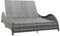 JUDYY Doppel-Sonnenliege mit Auflage Poly Rattan Anthrazit, Gartenliege, Liegestuhl, Sonnenstuhl, Sonneninsel Outdoor, Liegen, Gartenmöbel, Bäderliege, Relaxliege - 49495