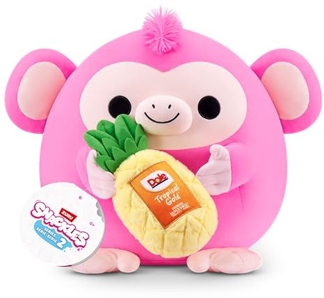 Snackles Serie 2 20 cm (Oli) von ZURU Kuschelig-weiches, beruhigendes, 20 cm großes Plüschspielzeug mit lizenziertem Snackmarken-Accessoire