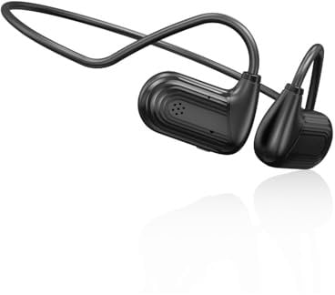 Open Ear Kopfhörer Bluetooth Kopfhörer Sport Air Conduction Kabellose Kopfhörer mit Mikrofon, Schweißresistent Bluetooth Sport kopfhörer für Läufer Joggen Fahrrad Radfahren Fitness