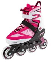 crivit Jugend Softboot Inlineskates, Größe 37-41, Pink/Weiss