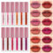 Lipgloss Set, 12 Farben Lipgloss Set, Spiegel-Lippenstift-Set, Feuchtigkeitsspendendes, langanhaltendes, wasserfestes Lippenstift-Set, Beauty-Kosmetik-Set für Mädchen(A)