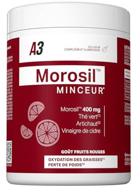 ANACA 3 - Complément Alimentaire Morosil™ Minceur* en Poudre - Aide à Contrôler le Poids*, à Favoriser la Perte de Poids(2), à Soutenir la Dégradation des Graisses(1) - Fabriqué en France - 240g