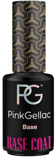 Pink Gellac Base Coat für UV Nagellack - Base Gel für Gel Nagellack UV 8 ml - Einfache Anwendung Nail Polish für 14 Tage Salonqualität - Veganer Gellack Made in Holland