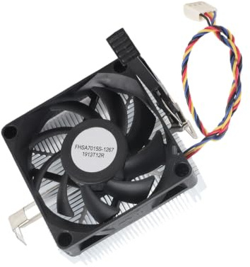Aramox Refroidisseur de Processeur Silencieux, Dissipateur Thermique en Aluminium, Ventilateur 7015 Silencieux, Refroidissement de 2200 Tr/Min pour AM2 AM3 AM3 + FM1 FM2 FM2 +