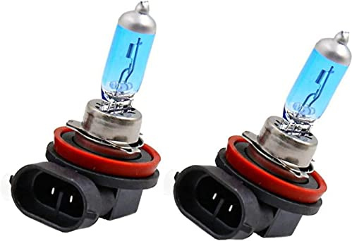 2x Jurmann H8 55W 12V Original Super Weiß 6000K Xenon Look Scheinwerfer Ersatz Halogen Lampe E-geprüft