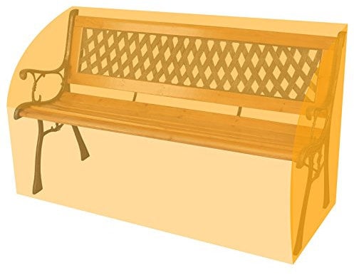 Albert Austin 3 Seater Garden Bench Swing Cover - Patio and Garden Furniture Protective Seat Covers Outdoor Waterproof, Windproof, Dustproof, Heavy Duty UV Resistant