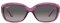 Ray-Ban 0RB4101 Brille, Transparent Violet/Grey Shaded, 58 Unisex-Erwachsene, Transparent Violet/Grey Shaded
