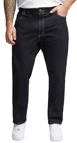 Lee Herren Straight Fit Mvp Jeans, Rinse, 31W / 34L