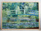 JOPRICO Claude Monet Poster - Wasserlielien und die japanische Brücke 1899 - Vintage Gemälde - berühmte Gemälde - Impressionismus klassisches Gemälde Größe 50x70 cm | 20x28 inch