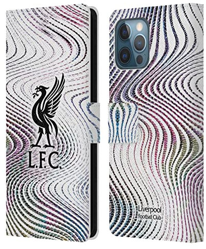 Head Case Designs Officially Licensed Liverpool Football Club Away 2022/23 Kit Leather Book Wallet Case Cover Compatible With Apple iPhone 12 Pro Max