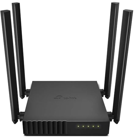 TP-Link Archer C54 | AC1200 MU-MIMO Dual-Band WiFi Router| Works with All Home Internet Providers (Renewed) Black