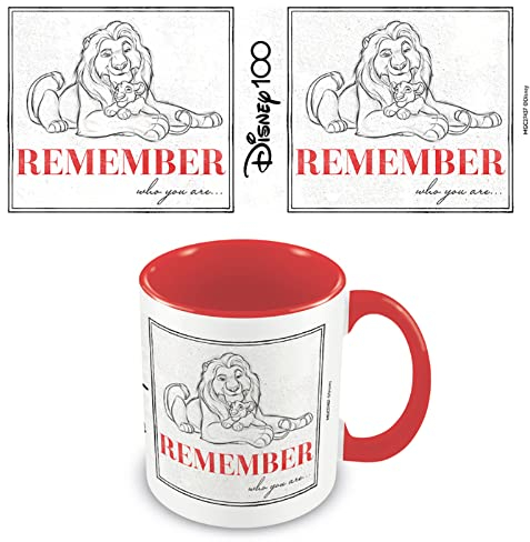 Pyramid International MGC27437 - Tazza da caffè Disney 100 Il Re Leone Mufasa, in ceramica, capacità 325 ml
