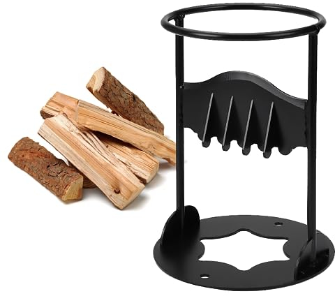 Holzspalter Kindling Cracker, Tragbarer Brennholzspalter Anzündholzspalter Gusseisen, Holzspalter Handschneider Brennholz Anmachholz, Splitter Kindling Cracker für Heim- und Outdoor-Camping (L)