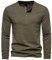Mens Long Sleeve T Shirt Multi Pack Loose Fitting Men's Linen Cotton Henley Shirt Casual Long Sleeve Beach Shirt