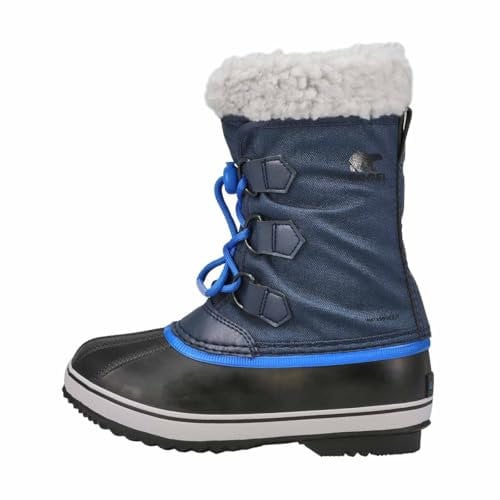 Sorel Yoot Pac Nylon WP, Stivali da Neve Impermeabili Unisex - Bambini e ragazzi, Blu (Collegiate Navy/Super Blue 111), 28 EU