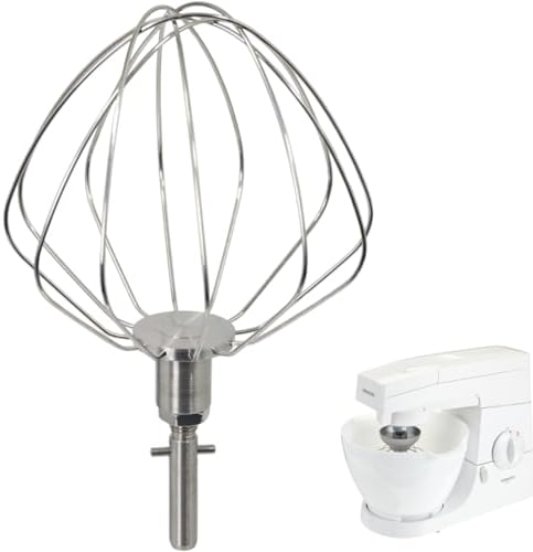 UTIZ Frusta a palloncino per Kenwood KM200 A900CHEF, Chef Sense, KAT51.000SS tipo KM001 KVC30 KVC50 KVC51 KVC65 KVC70 KVC85 (frusta per mixer alimentari)