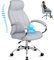 BASETBL Bürostuhl Chefsessel 200kg, Schreibtischstuhl Ergonomisch, Drehstuhl Bürosessel mit Wippfunktion, Höhenverstellbarer, Bequemer Bürostuhl Leder, Home Office Chair, Chefsessel Ergonomisch