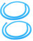 WHAMVOX 2pcs Washing Machine Drain Hose Inner Diameter Flexible Water Supply Line for Half Automatic Washers and Air Conditioners Pe Material Easy Installation