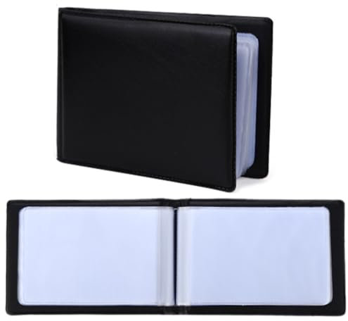 Porta Biglietti da Visita, 40 Biglietti da Visita Carta di Libro in PVC Biglietti per conservare Biglietto da Visita Carte Fedelta Porta Carta di Credito