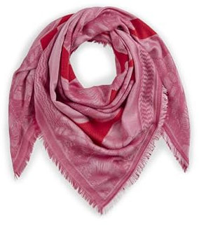 CODELLO Jaquard Tuch mit LOVE-LETTERS Farbe pink