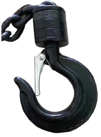 Flaschenzug-Heben, 1 Tonne - 5 Tonne Drehbarer Auf- und Ab-Haken for Anheben eines elektrischen Kettenzugs mit manuellem Hebelblockkran(3T 10MM 1pc down)