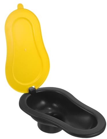 BESTYASH Tragbare Toilettenlösung Für Camping Und Baustellen Temporäre Wiederverwendbare Sitztoilette Für Drinnen Und Draußen Mit Deckel Leicht Zu Reinigen Und Langlebig Für Wanderungen Und