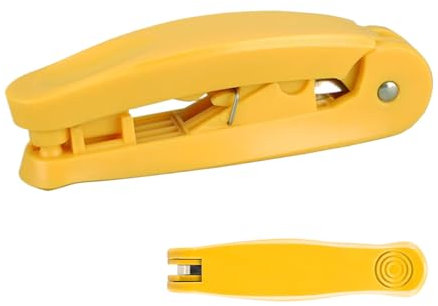 Network Wire Stripper, Cutting and Crimping Tool, Portable Cable Pliers, Ergonomic Grip Cutter, Ideal for Utp Punch Down Tasks on Wiring Projects, 4.33x1.38x1.06 inches
